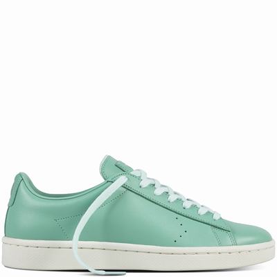 Converse Pro Leather Low Tops Womens - Green Shoes (673IECNJ)